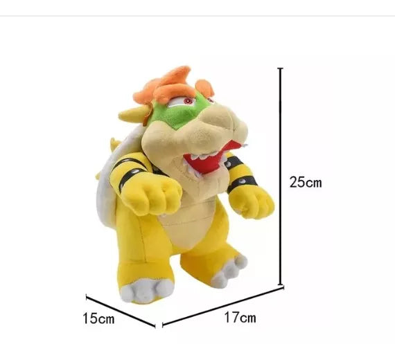 Bonito Peluche Bowser Koopa De Super Mario Bros, 28 Cm