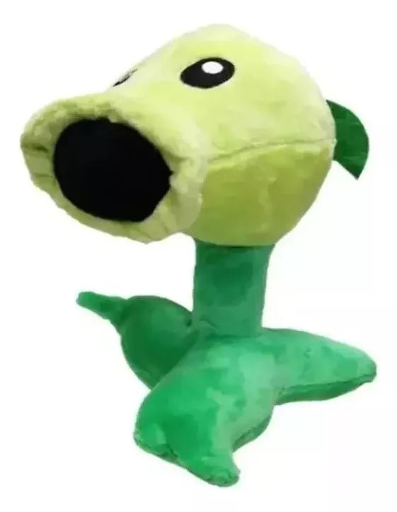 Lanzaguisantes Verde Plantas Vs Zombies Suave Bordado 24 Cm