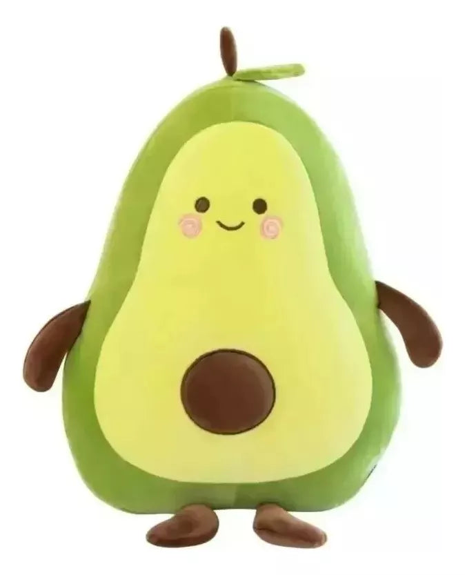 Peluche Aguacate 60 Cm Con Cierre Kawai Calidad Suavecito