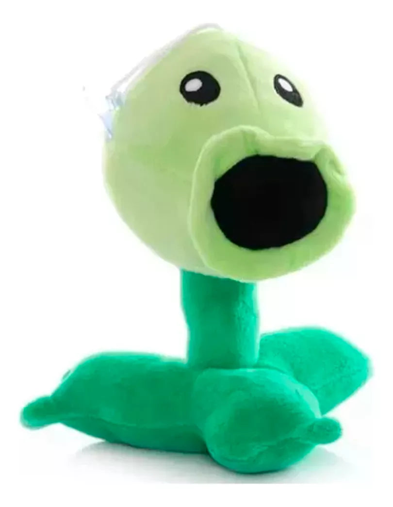 Lanzaguisantes Verde Plantas Vs Zombies Suave Bordado 24 Cm