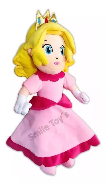 Peluche Princesa Peach Mario Bros Excelente Calidad Bordado