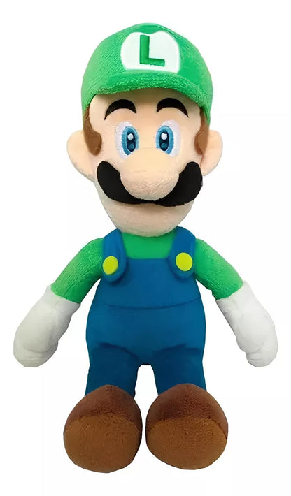 Peluche Super Luigi Excelente Calidad 35 Cm Nuevo Woow