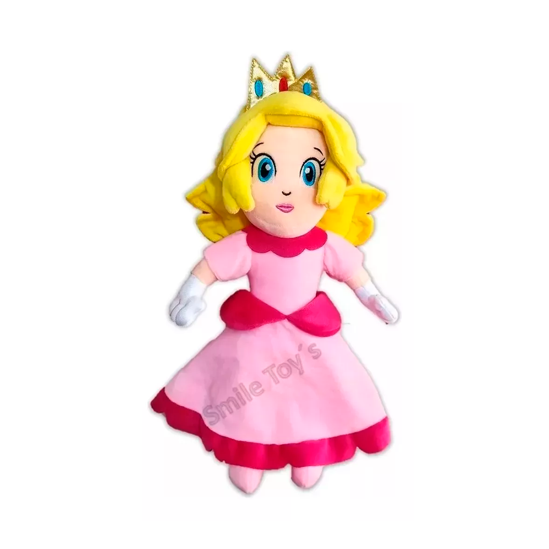 Peluche Princesa Peach Mario Bros Excelente Calidad Bordado