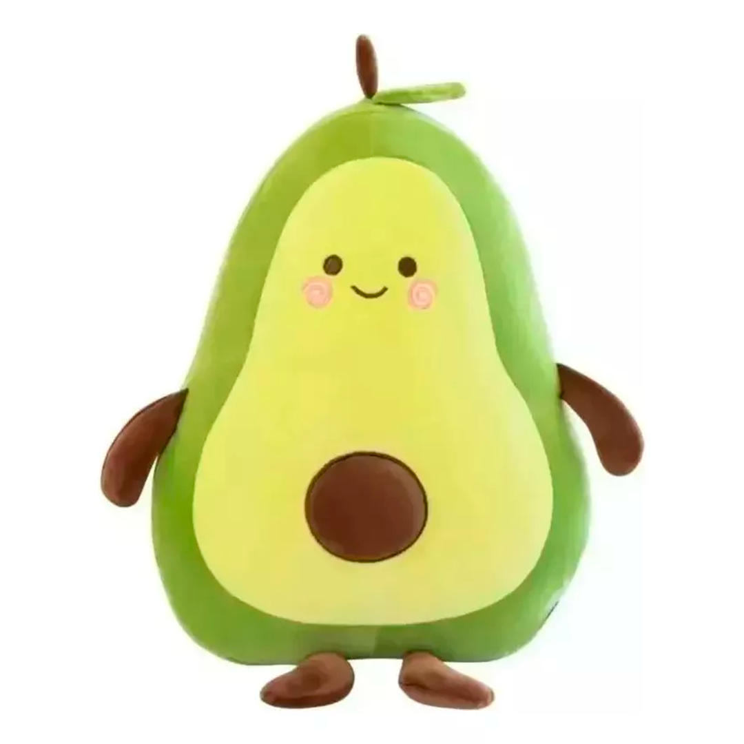 Peluche Aguacate 60 Cm Con Cierre Kawai Calidad Suavecito