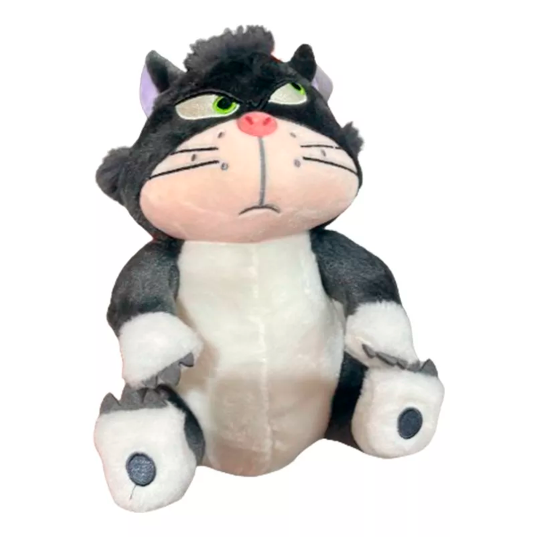 Figura De Felpa De Gato Cenicienta Lucifer De Disney 23 Cm