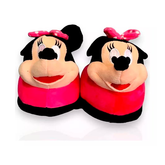 Pantunfla Peluche Mimi Talla 25-27 Minnie Mouse Mickey Mouse