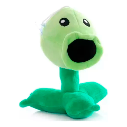 Lanzaguisantes Verde Plantas Vs Zombies Suave Bordado 24 Cm